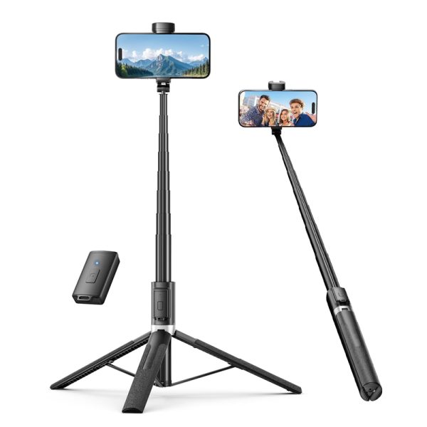 Selfie Stick Tripod with Cold Shoe M90 - Image 2