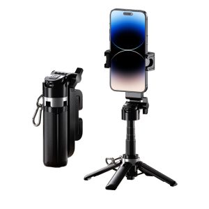 Mini 4-in-1 Selfie Stick Phone Camera Grip MG01